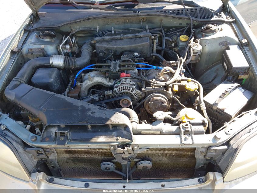 2001 Subaru Outback Limited VIN: 4S3BH686416667973 Lot: 43261544