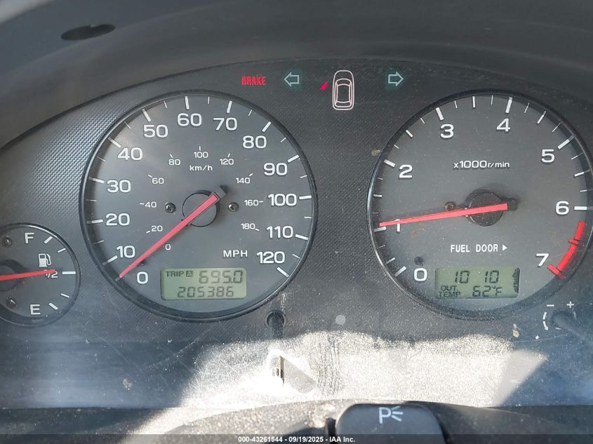 2001 Subaru Outback Limited VIN: 4S3BH686416667973 Lot: 43261544