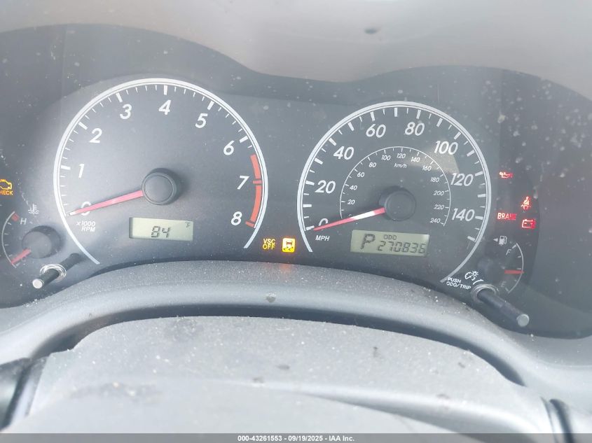 2010 Toyota Corolla Le VIN: 2T1BU4EE7AC272772 Lot: 43261553