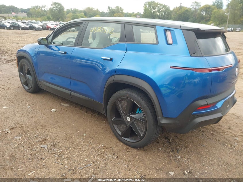 Vin: vcf1zbu26pg004847, lot: 43756150, fisker ocean one 20233