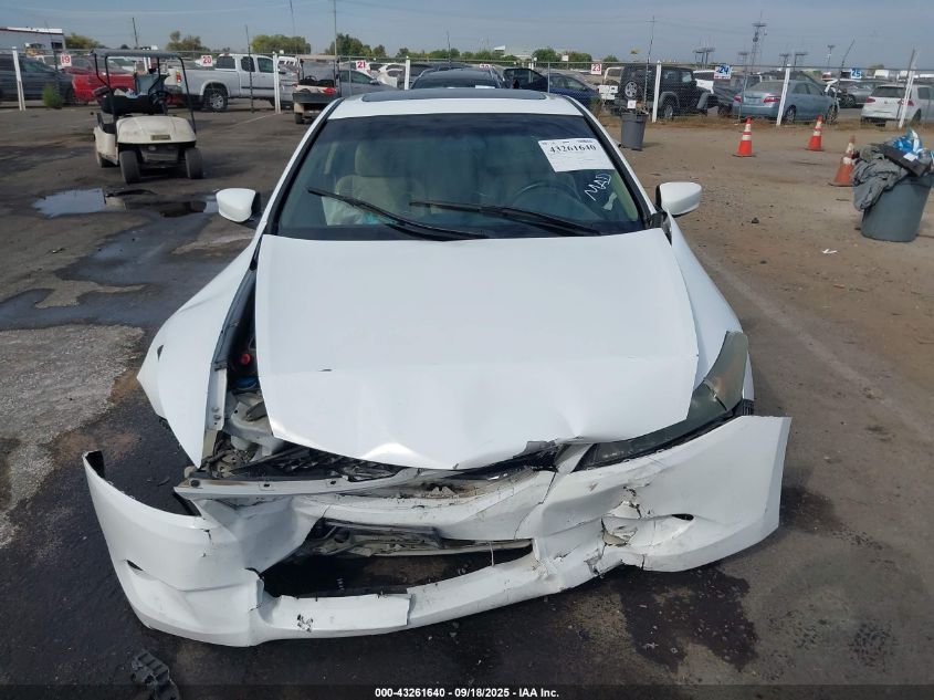 2010 Honda Accord 2.4 Ex-L VIN: 1HGCS1B82AA021252 Lot: 43261640