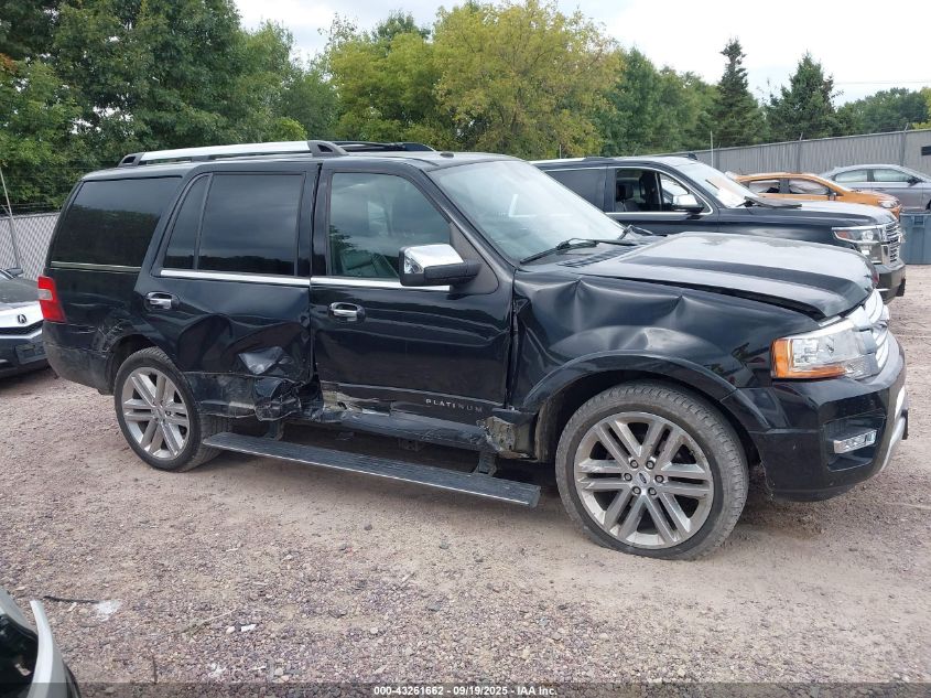 2017 Ford Expedition Platinum VIN: 1FMJU1MT4HEA83493 Lot: 43261662