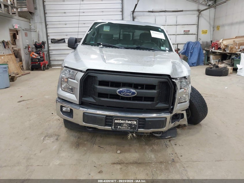 2017 Ford F-150 Xl VIN: 1FTEX1E81HFA95263 Lot: 43261677