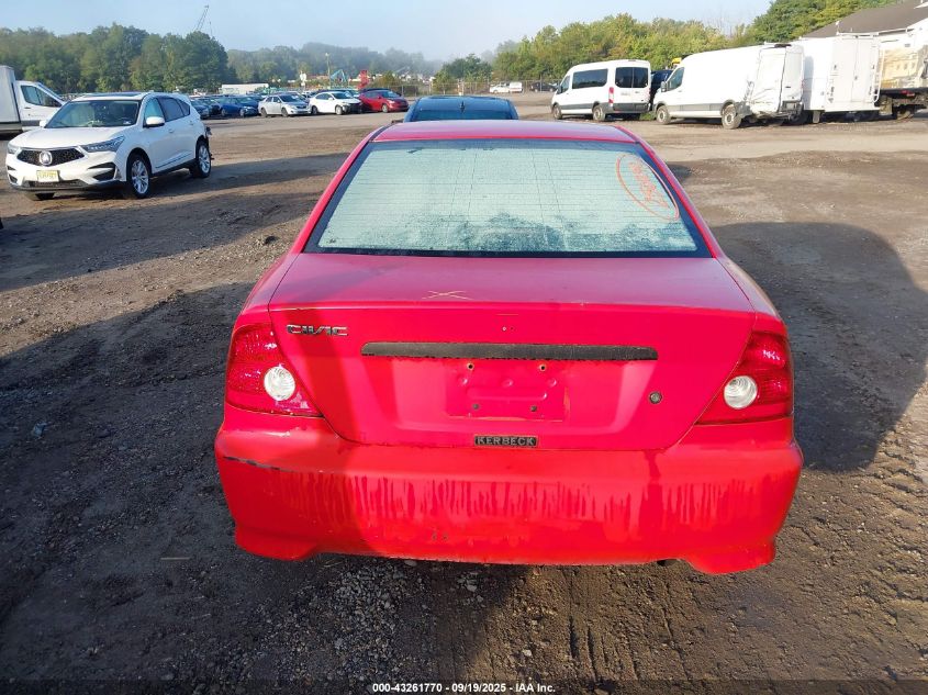 2004 Honda Civic Vp VIN: 1HGEM22184L068404 Lot: 43261770