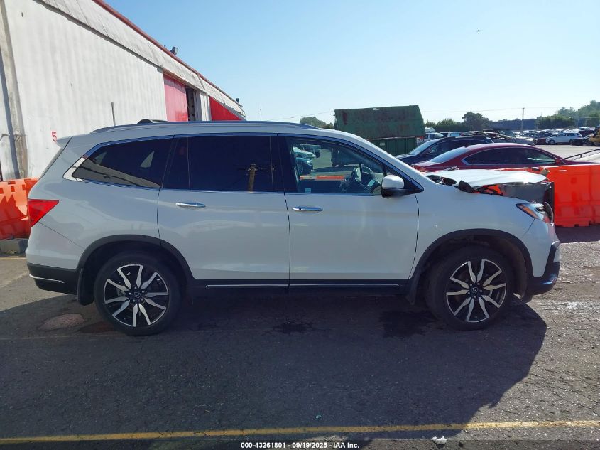 2022 Honda Pilot Awd Elite VIN: 5FNYF6H04NB007065 Lot: 43261801