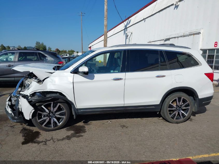 2022 Honda Pilot Awd Elite VIN: 5FNYF6H04NB007065 Lot: 43261801