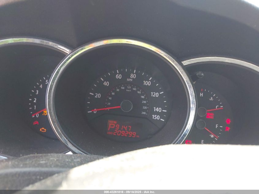 2011 Kia Sorento Lx VIN: 5XYKT3A12BG103927 Lot: 43261816