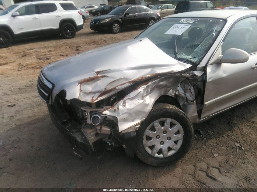 2004 Kia Optima Ex/Lx VIN: KNAGD126845321753 Lot: 43261830