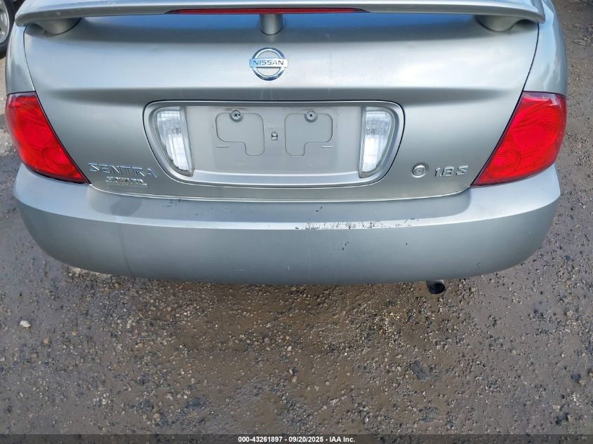 2004 Nissan Sentra 1.8S VIN: 3N1CB51D24L872858 Lot: 43261897