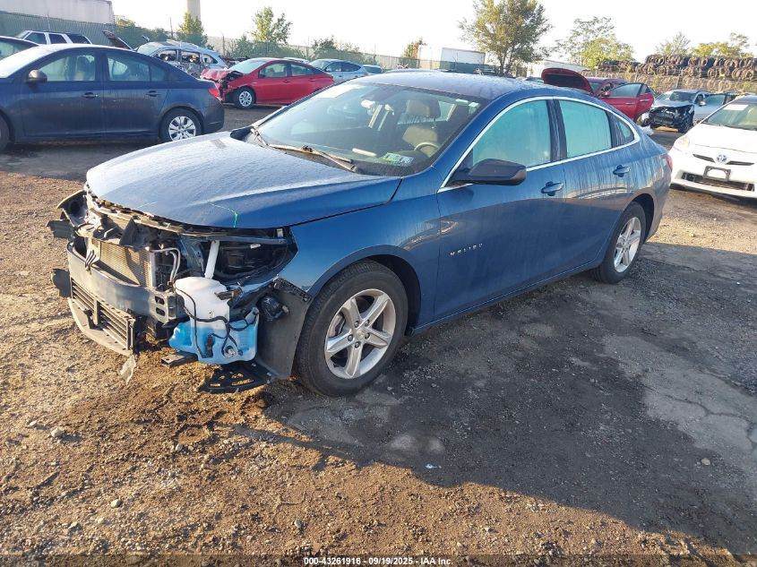 2024 Chevrolet Malibu Fwd 1Fl blue sedan gasoline 1G1ZC5ST7RF233928 photo #3
