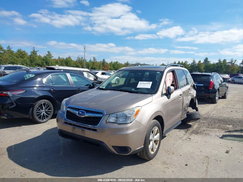 2014 SUBARU FORESTER 2.5I PREMIUM JF2SJAEC3EH531878