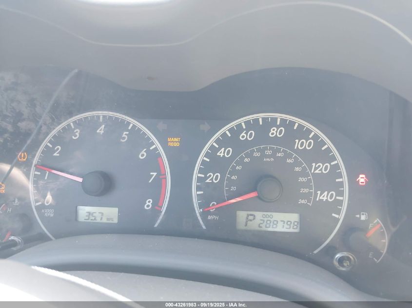 2009 Toyota Corolla Le VIN: JTDBL40E899022243 Lot: 43261983