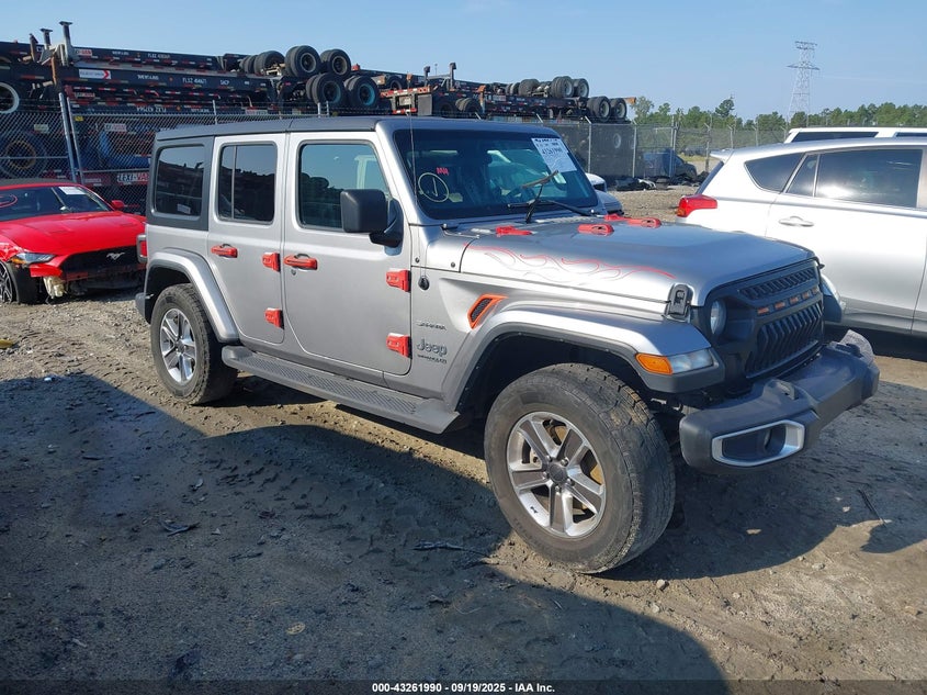 2020 JEEP WRANGLER UNLIMITED SAHARA - 1C4HJXEN7LW240242