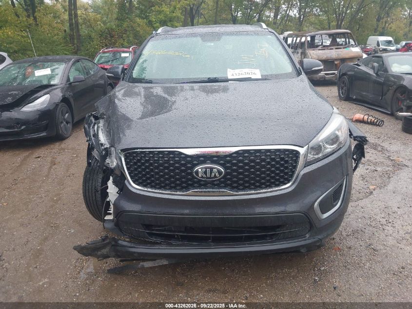 2016 Kia Sorento 2.4L Lx VIN: 5XYPG4A32GG047755 Lot: 43262026