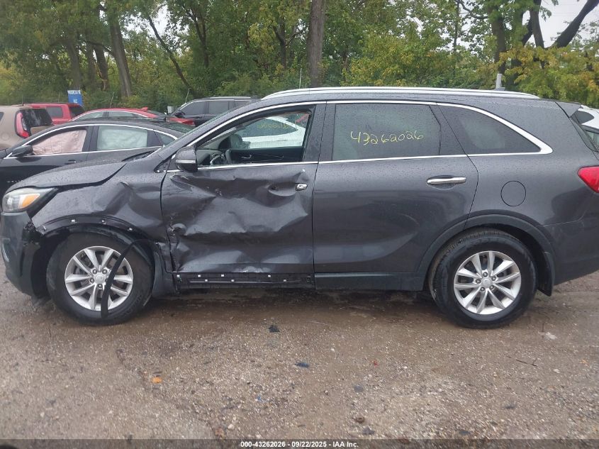2016 Kia Sorento 2.4L Lx VIN: 5XYPG4A32GG047755 Lot: 43262026