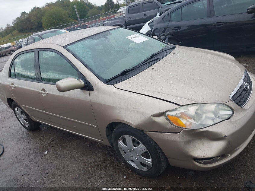 2006 Toyota Corolla Le gold sedan gasoline 1NXBR32E56Z656040 photo #1