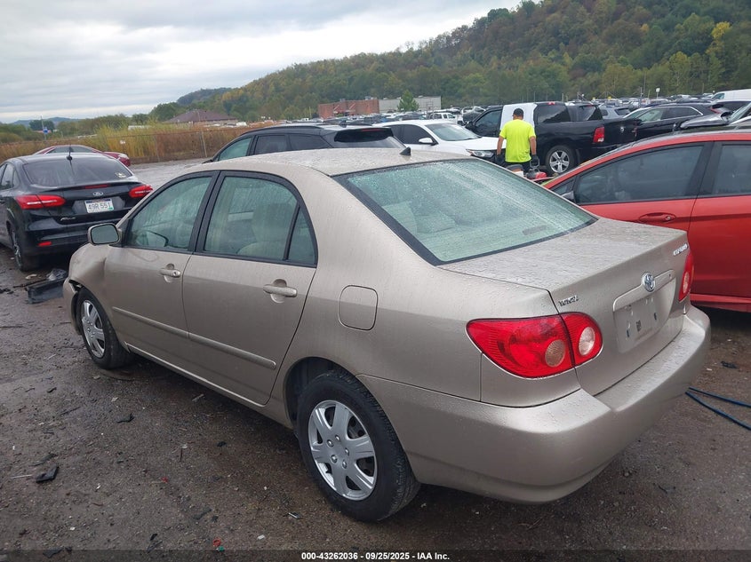 2006 Toyota Corolla Le gold sedan gasoline 1NXBR32E56Z656040 photo #4