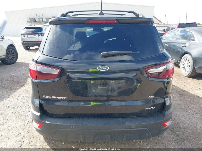2018 Ford Ecosport Ses VIN: MAJ6P1CL1JC245171 Lot: 43262057