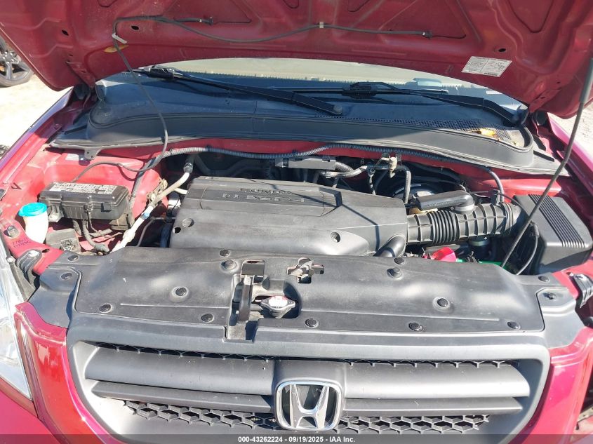 2004 Honda Pilot Ex-L VIN: 2HKYF18504H572881 Lot: 43262224