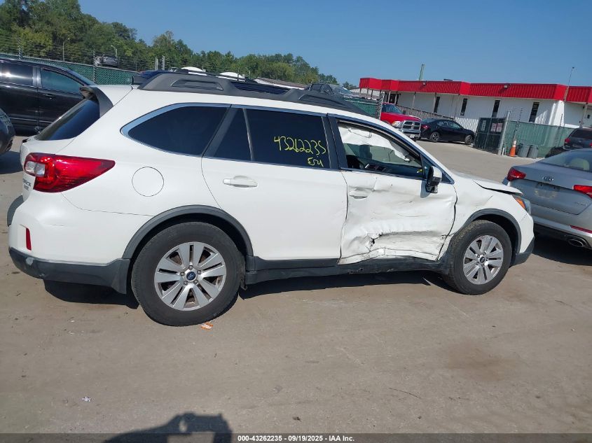 2016 Subaru Outback 2.5I Premium VIN: 4S4BSAHC3G3228019 Lot: 43262235