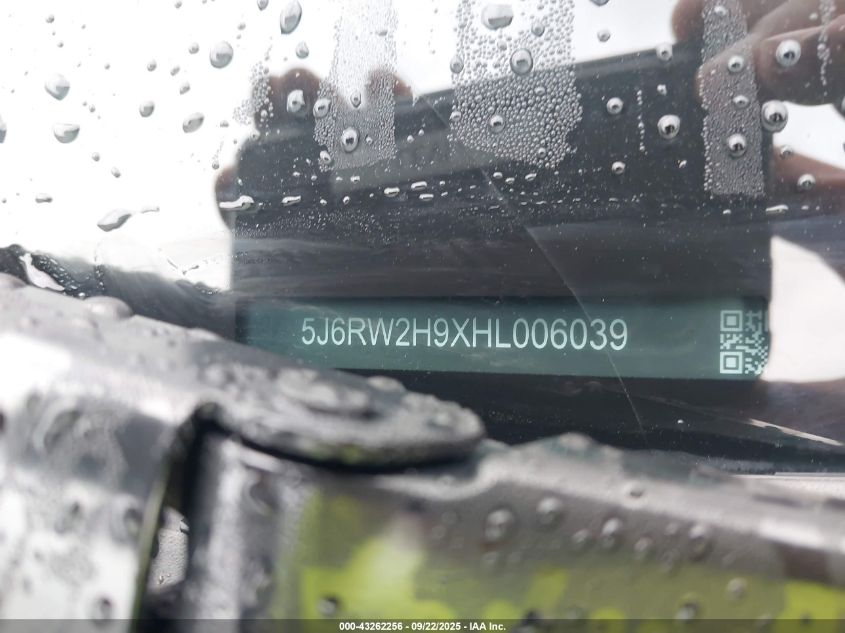 2017 Honda Cr-V Touring VIN: 5J6RW2H9XHL006039 Lot: 43262256