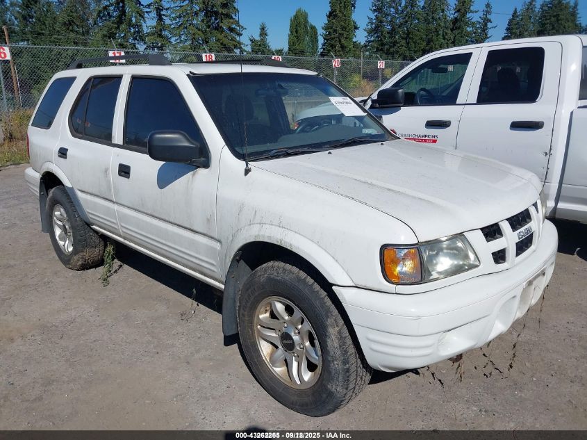 2004 Isuzu Rodeo S 3.5L V6