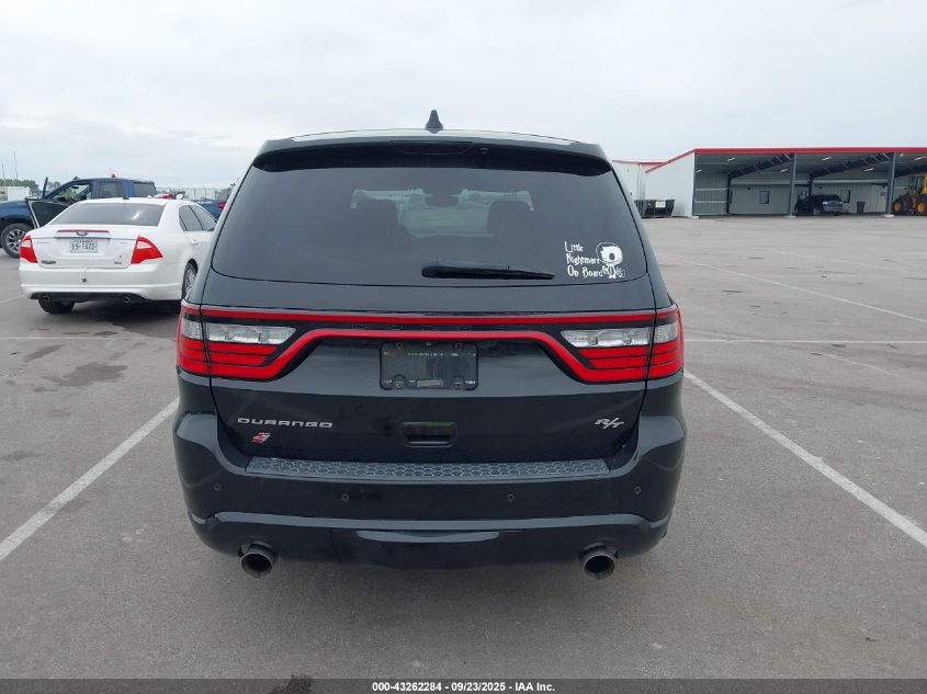 2018 Dodge Durango R/T Awd VIN: 1C4SDJCT6JC160800 Lot: 43262284