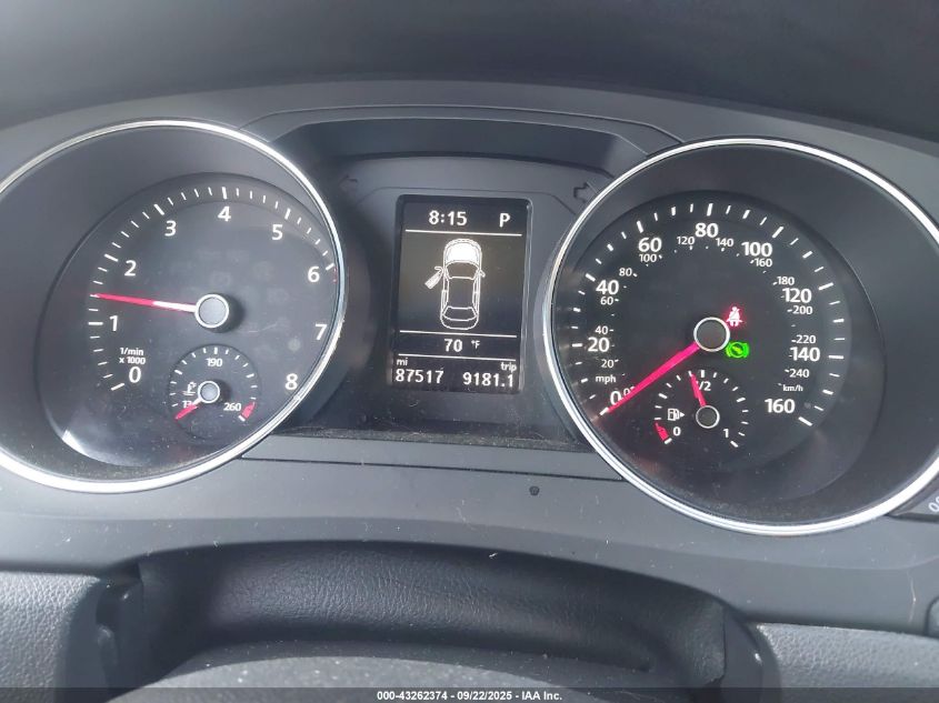 2017 Volkswagen Jetta 1.4T Se VIN: 3VWDB7AJ5HM365582 Lot: 43262374