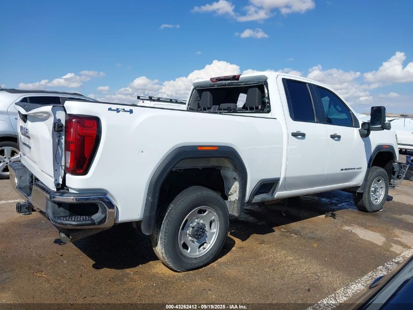 2024 GMC Sierra 2500Hd 4Wd Standard Bed Pro VIN: 1GT59LEY4RF116744 Lot: 43262412