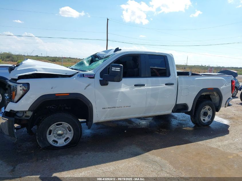 2024 GMC Sierra 2500Hd 4Wd Standard Bed Pro VIN: 1GT59LEY4RF116744 Lot: 43262412