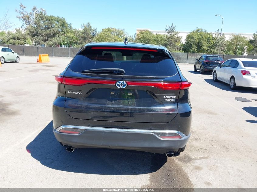 2021 Toyota Venza Limited VIN: JTEAAAAH0MJ069844 Lot: 43262416