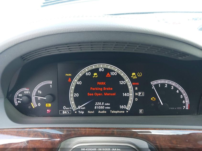 2013 Mercedes-Benz S 550 VIN: WDDNG7DB5DA528077 Lot: 43262459