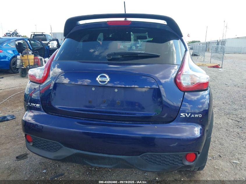 2016 Nissan Juke Sv VIN: JN8AF5MV2GT653626 Lot: 43262460