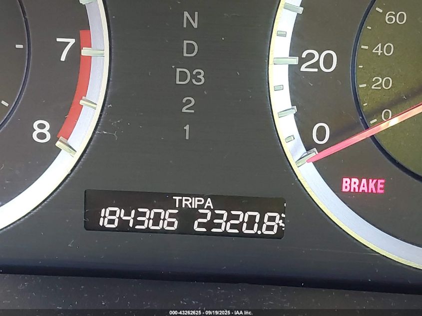 2009 Honda Accord 2.4 Lx-P VIN: 1HGCP26459A020459 Lot: 43262625