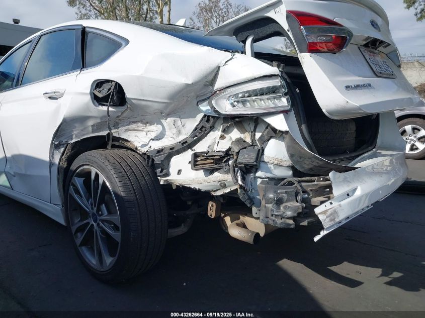 2020 Ford Fusion Titanium VIN: 3FA6P0K93LR152852 Lot: 43262664