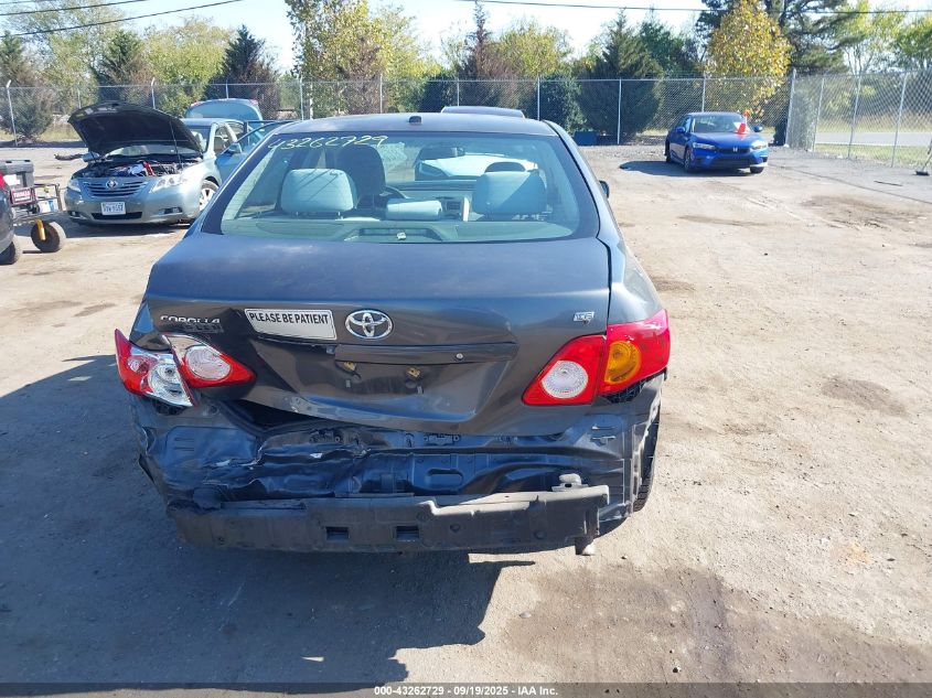 2010 Toyota Corolla Le VIN: 2T1BU4EEXAC516818 Lot: 43262729