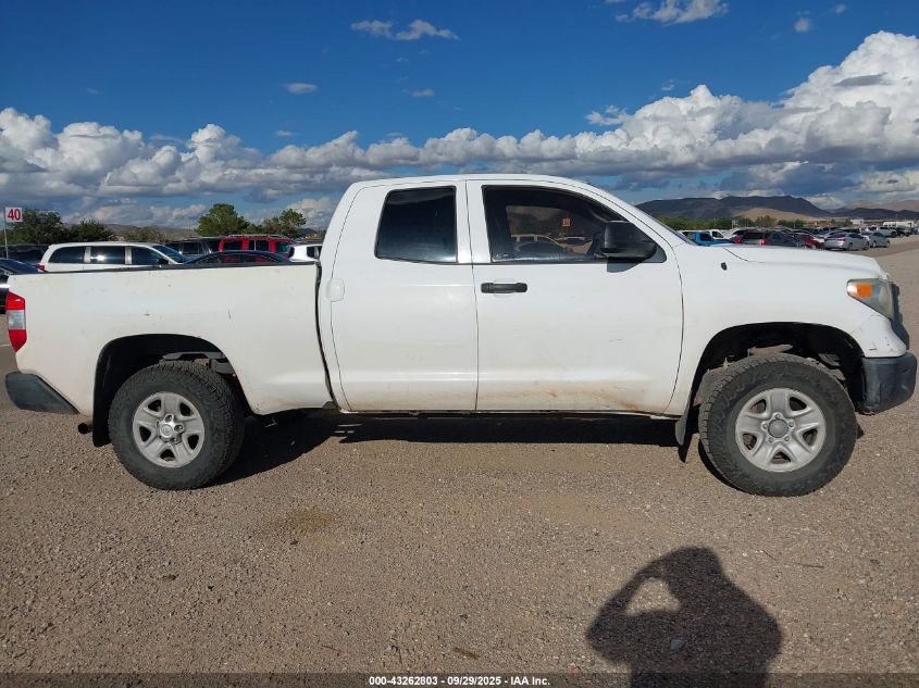 2014 Toyota Tundra Sr 5.7L V8 VIN: 5TFUW5F18EX395816 Lot: 43262803