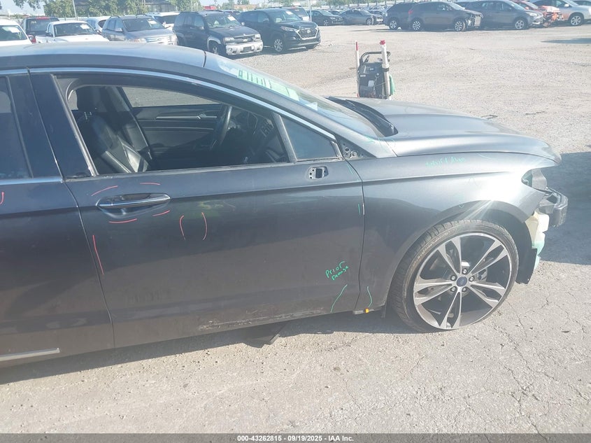 2017 Ford Fusion Titanium VIN: 3FA6P0K92HR414609 Lot: 43262815