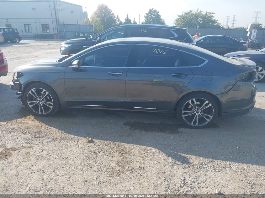 2017 Ford Fusion Titanium VIN: 3FA6P0K92HR414609 Lot: 43262815