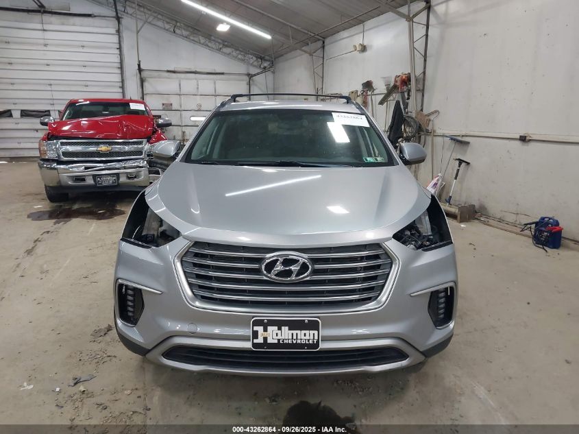 2017 Hyundai Santa Fe Se VIN: KM8SMDHF2HU166632 Lot: 43262864
