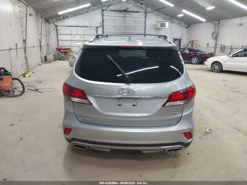 2017 Hyundai Santa Fe Se VIN: KM8SMDHF2HU166632 Lot: 43262864