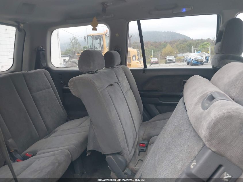 2003 Honda Pilot Ex VIN: 2HKYF184X3H506781 Lot: 43262873