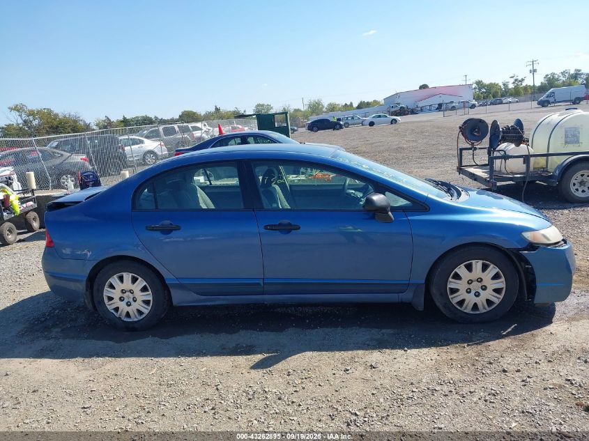 2009 Honda Civic Vp VIN: 2HGFA16359H349308 Lot: 43262895