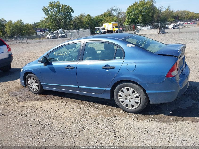 2009 Honda Civic Vp VIN: 2HGFA16359H349308 Lot: 43262895