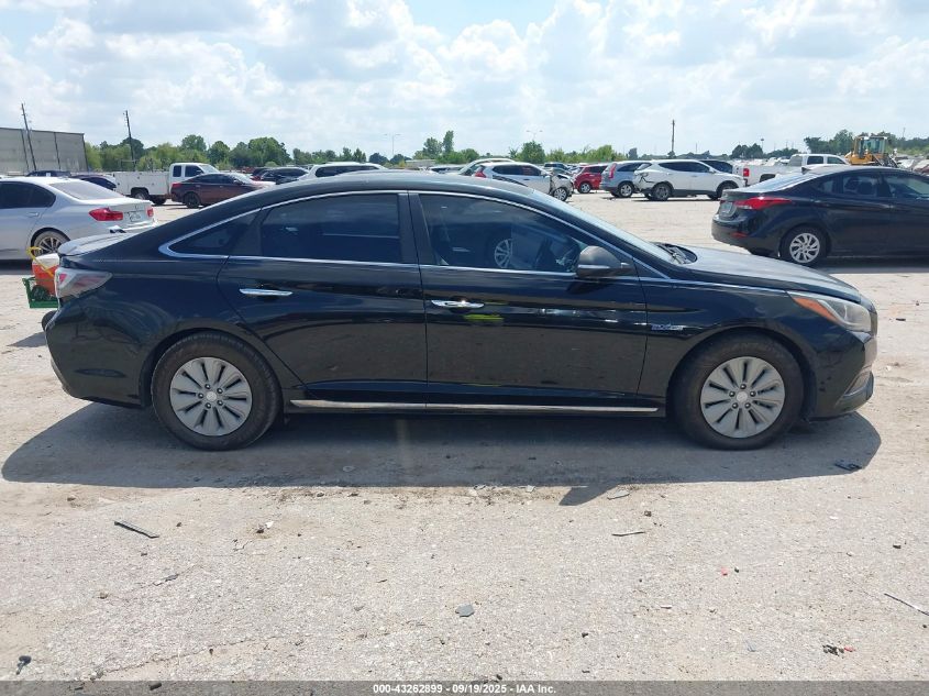 2016 Hyundai Sonata Hybrid Se VIN: KMHE24L1XGA019120 Lot: 43262899