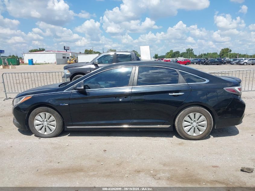 2016 Hyundai Sonata Hybrid Se VIN: KMHE24L1XGA019120 Lot: 43262899