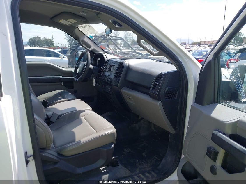 2017 Ford F-150 3.5 Xl White Lot 111043262902 Vin 1FTMF1C82HKD59602