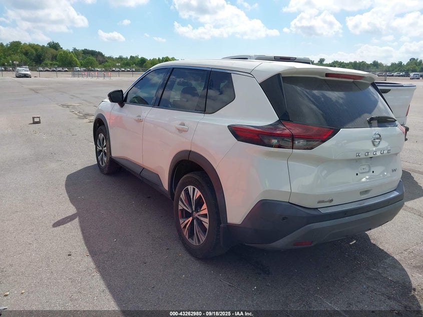 2021 Nissan Rogue Sv Fwd white other gasoline 5N1AT3BA6MC745208 photo #4