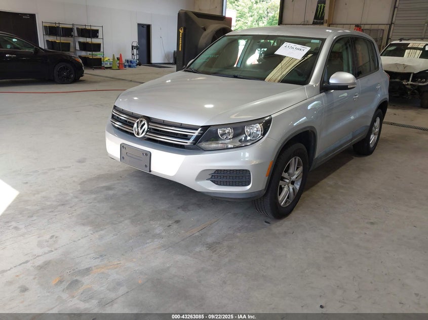 2013 VOLKSWAGEN TIGUAN S - WVGAV3AX8DW625733