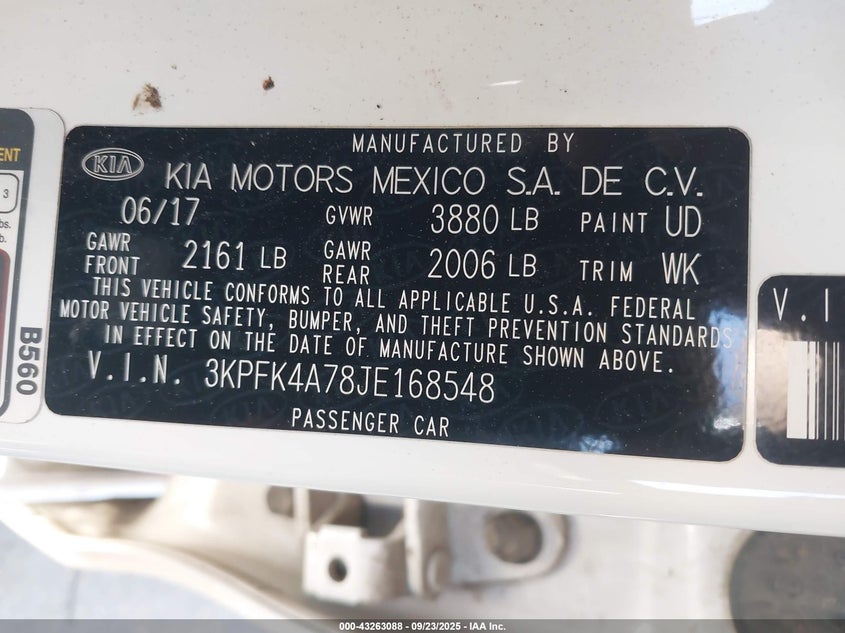 2018 KIA FORTE LX - 3KPFK4A78JE168548